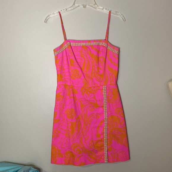 Lilly Pulitzer Dress, size 0, pink and orange - Picture 2 of 6